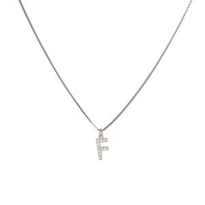 Collana Dilvdò Letters in Argento Zircone CLDBF - CLDBF